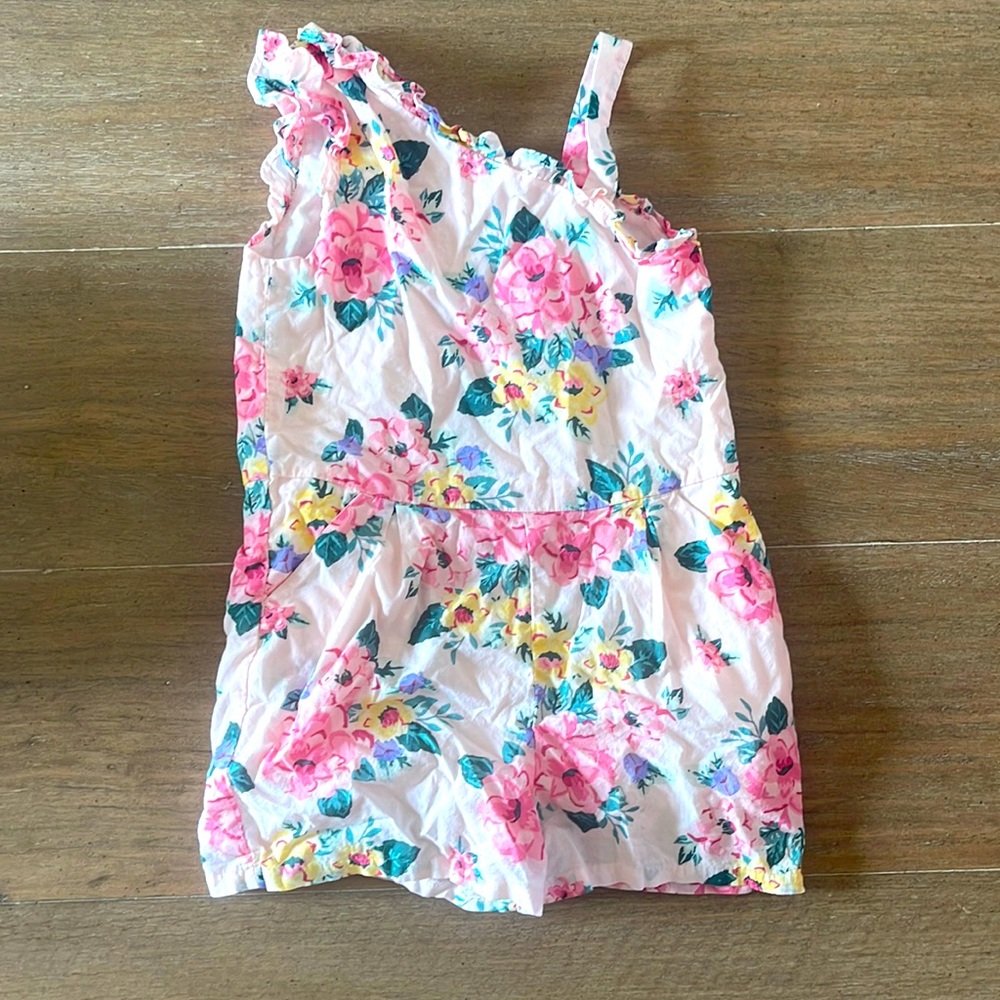 Janie and Jack floral romper 5t